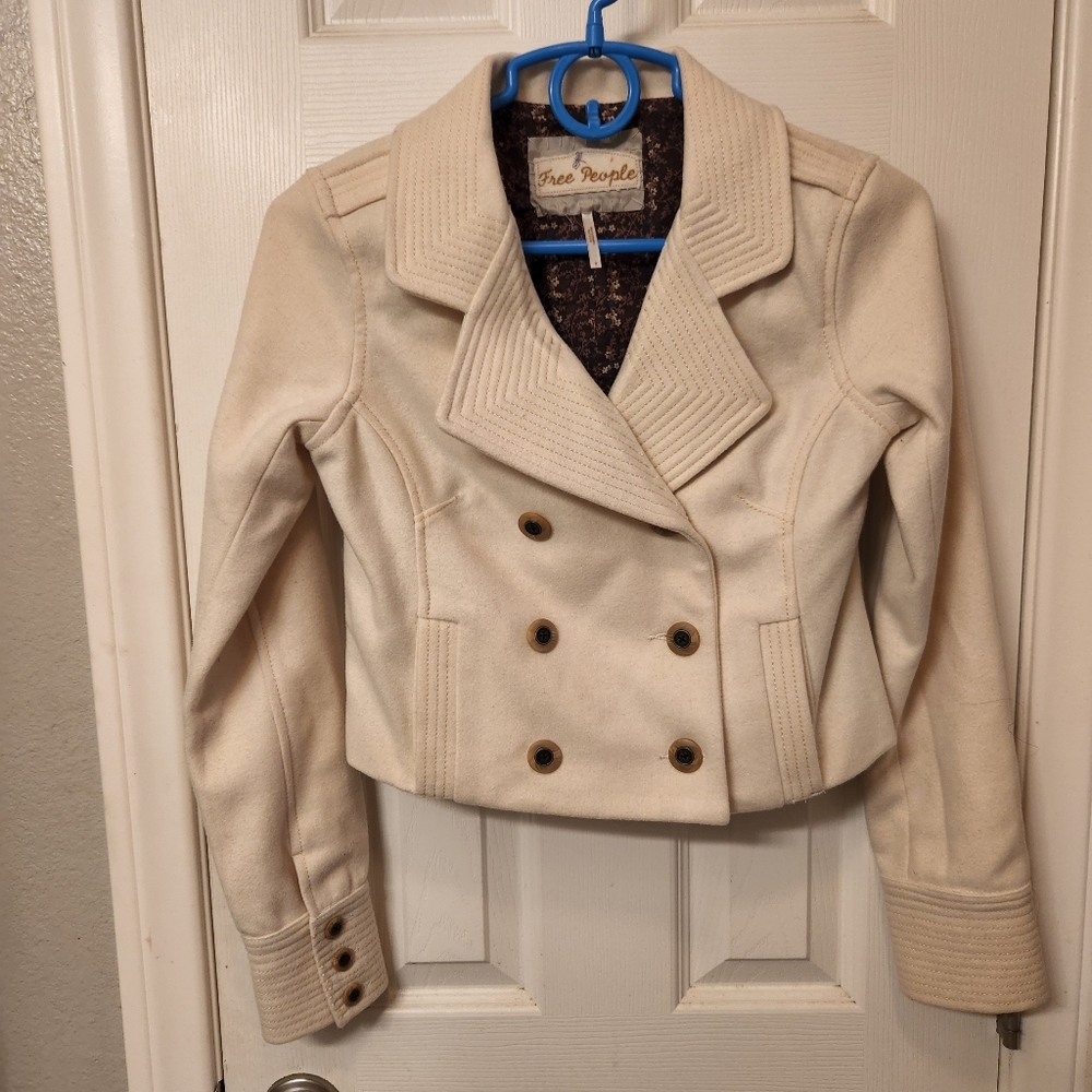 Free people wool blend jacket